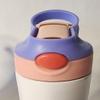 2 pack 12oz sublimation toddler tumblers (Pink/green and pink/purple lids) view 4
