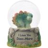 Precious Moments 223102 I Love You Dino-More Resin/Glass Musical Snow Globe view 1
