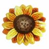 UKELER Sunflower Bath Rug for Bathroom 2' Washable Soft Flower Area Rugs Kitchen Mat Non Slip Absorbent Bath Mat, Yellow view 1