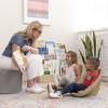 ECR4Kids Leaf Floor Seat, Rocker Chair, Sand, 6-Piece view 2