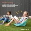 ECR4Kids Leaf Floor Seat, Rocker Chair, Seafoam, 6-Piece view 4