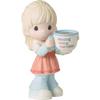 Precious Moments 223007 Mom, Youre Amazing Blonde Girl Bisque Porcelain Figurine view 1