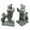 1 Pcs of Family Grizzly Momma Bear and Cub Pushing Weight Bookends Pair Resin Figurine view 3