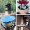 UZIAH Chimney Exhaust Fan Fan, Chimney Smoke Evacuator, Roof Chimney Induced Draft Smoke Evacuator Inducer Fans, Stainless Steel Fireplace Chimney Fan,70w,Caliber 14cm view 4