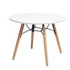 Neos Modern Furniture Midcentury MDF Top Kids Side, White Children's Table view 3