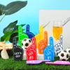 Sinmoe 100 Pcs Mini Foam Fingers Football Party Favors #1, Multicolor view 4