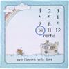 Precious Moments 223409 Overflowing with Love Fabric/Plastic Noahs Ark Milestone Blanket view 1