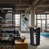 DOKEHOM 90L Large Laundry Basket, Collapsible Laundry Bag, Freestanding Tall Clothes Hamper, Foldable Washing Bin (Black) view 2