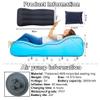 PHASFBJ Inflatable Deck Chair with Household air Pump, Portable Self Inflatable Couch Lazy Air Sofa, Lounger Sofa for Indoor Living Room Bedroom, Outdoor Travel Camping Picnic,White view 3
