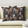 2 Piece Scottish Terrier Throw Pillow Covers, Scottie Dog Lover Cushion Cover, Gift for Scottish Terrier Mom/Pet Dog Lover/Puppy Owner, Cute Puppy Print Pillowcases for Sofa Couch Home Decor view 3