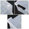 Sandmovie 6 Pack 22 Quart Clear Plastic Storage Bins with Wheels & Latching Lids - Stackable Organizer for Home, Dorm, Office & Pantry view 3