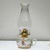 SYALEO Oil Lamp Lantern Retro Glass Kerosene Lamp 2 Pieces Chamber Oil Lamp Antique Clear Hurricane Lamp w/Adjustable Fire Wick Emergency Lighting for Indoor Outdoor Use Tabletop Decor view 2