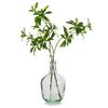 Hewory Large Glass Vase for Decor, 12in Clear Tall Farmhouse Decorative Floor Vase, Round Bubble Balloon Glass Jug Vases for Coffee Table Fireplace Mantel Entryway Living Room Bedroom Kitchen view 1