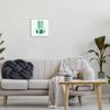Stupell Industries Casual Green Patterned Cactus Giclee Framed Wall Art, Design by Lil' Rue view 2