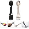 BESPORTBLE 2pcs Multifunctional Outdoor Spork Utensil Spoon Fork and Bottle Opener for Camping Hiking and Travel Compact and Lightweight Design view 4