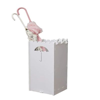 Umbrella Holder Umbrella Rack Entryway Hallway White Umbrella Stand With Drip Tray, Indoor Home Office Freestanding Holder Rack Umbrella Holder Indoor ( Color : Onecolor , Size : 25 x 21.5 x 51 cm )