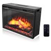 Oxhark Flame 26 Inches Electric Fireplace Inserts, 1500W Wall Recessed with Remote Control, Timer, 6 Brightness and 5 Speeds, Overheating Protection, Fireplace Heater for Indoor Use view 2