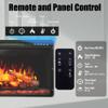 Oxhark Flame 26 Inches Electric Fireplace Inserts, 1500W Wall Recessed with Remote Control, Timer, 6 Brightness and 5 Speeds, Overheating Protection, Fireplace Heater for Indoor Use view 4