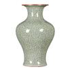 AMITVA Chinese Ceramic vase White Large Chinese vase Porcelain Flower vase Chinese Antique Ceramic vases Traditional Decorative Vase-A:high 43 CM view 1