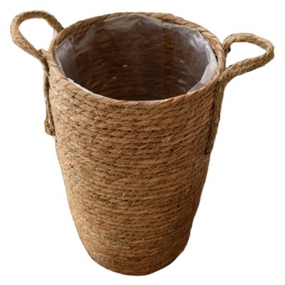 INOOMP Pot Home Decor Vintage Decor Rattan Vase Wicker 35cm Rattan Woven Dried Vase Wicker for Home House Hotel Decoration Home Decor Vintage Decor Basket