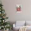 Stupell Industries Snowy Country Barn American Flag Wood Wall Art, Design by Laura Konyndyk view 2