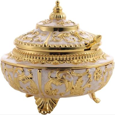 TATSEN Spice Spice Jar Seasoning Organizer Seasoning Box Spice Jars Canister Set Alloy Pantry Storage Containers Jars Food Storage Tank Box (Color : Gold, Size : 15 * 11cm)