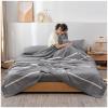 Summer Quilt Double, Lightweight 100% Natural Yarn-Dyed Washed Cotton Plaid Pattern Bedspreads for All Season, Soft and Breathability Summer Coverlet ,T,150x200cm view 1