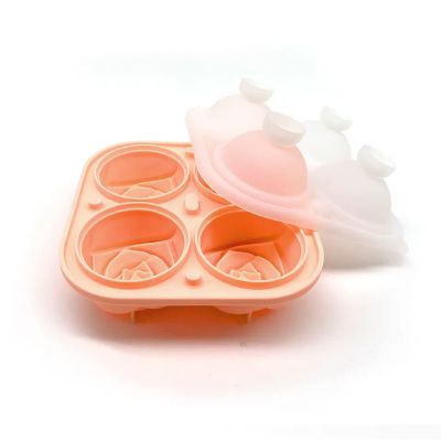 Rose ice mold ice box maker funnel integrated 4 ice box