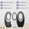 LivePure Bladeless Oscillating Fan w/Filter and Aroma Tray. 3-Speed Adjustment, Touch Control, Quiet Cooling, Stand Up Fan for Bedroom, Office, Kitchen, Black view 3