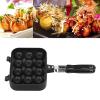 12 Holes Takoyaki Maker, Double Sided Takoyaki Pan Baking, Nonstick Grill Pan Takoyaki Grill Cake Pan, Japanese Octopus Meat Maker for Pancake Cooking Plate view 4
