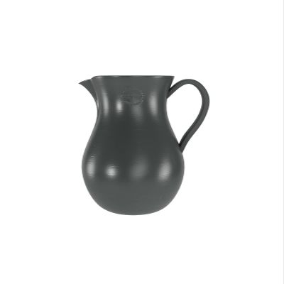 Artevasi Harmonia, Simple and Classic jar, Handmande Ceramic pitcher, Home Decor, Decorative Flower vase, Anthracite, 30cm high