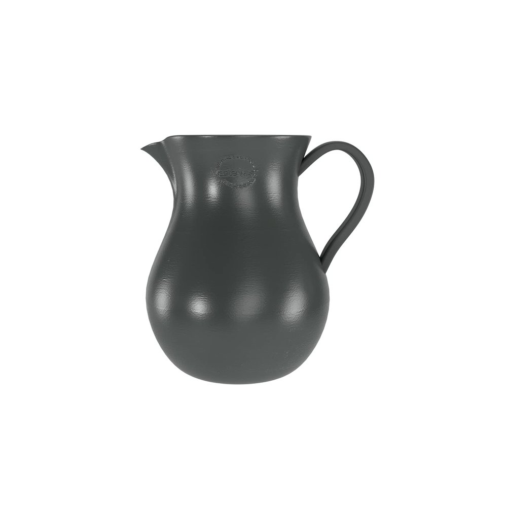Artevasi Harmonia, Simple and Classic jar, Handmande Ceramic pitcher, Home Decor, Decorative Flower vase, Anthracite, 30cm high