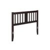 AFI, Tahoe Solid Wood Slatted Headboard, Full, Espresso view 1