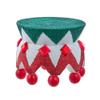 Kurt Adler 4-Inch Hollywood Red, White and Green Glittered Nutcracker Base view 1