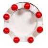 Kurt Adler 4-Inch Hollywood Red, White and Green Glittered Nutcracker Base view 4