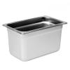 TrueCraftware- Quarter Size 6" Deep Stainless Steel Anti-Jamming Steam Table Pan 22 Gauge- Chafing Steam Table Pans Catering Food Storage Metal Hotel Pan for Restaurant Events Catering Use view 1