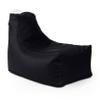 Jaxx Juniper Jr Kids Classroom Bean Bag Chair, Premium Vinyl, Black view 3