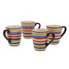 Tabletops Gallery 16-ounce Sedona Mugs, Set of 4 view 1