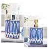 NOBRIM Bathroom Accessory Ceramics Bathroom Accessories Set 6-Piece Bathroom Wash Set Soap Dispenser Toothbrush Holder Toothbrush Cup Soap Dish Tray Sets Bathroom Wash Set view 4