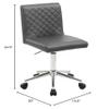 Best Master Furniture Adjustable and Swivel Leather Office Chair Grey view 2