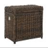 Eyely MPH9002A Gabriel 30" Wicker Storage Trunk, Rattan-Sarang Buaya, Coastal for Kitchen, Living room, Flat Storage, 20 lb Weight Capacity, Brown view 1