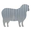 Rustic 3D Corrugated Metal Animal Signs (Sheep, 18 Inch) view 1