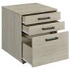 Coaster Home Furnishings - Loomis - Engineered Wood & Veneer - 3-Drawer Modern File Cabinet with Drawer Pulls and Euro Glides - Home Office - Whitewashed Gray - 805882 view 4