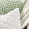 Yaertun Pack of 2 Super Soft Cozy Decorative Throw Pillow Covers Fuzzy Plush Faux Fur Luxury Cushion Cover Pillowcase for Sofa Couch Bed Livingroom 20x20 Inch White view 3