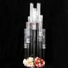 Generic 39" Clear Crystal Glass 10-Arm Round Taper Candelabra view 2