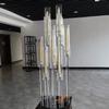 Generic 39" Clear Crystal Glass 10-Arm Round Taper Candelabra view 3