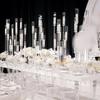 Generic 39" Clear Crystal Glass 10-Arm Round Taper Candelabra view 4