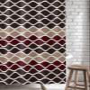 TocaHome Waterproof Shower Curtain for Bathroom with Hooks,Geometric Moroccan Tile Pattern Textured Modern Art Polyester Fabric Shower Curtain Sets Machine Washable Bath Curtain, 72 x 78 inch view 4
