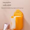 ROHNES Punch-Free Wall-Mounted Tissue Box Cover Rectangle Plastic Bathroom Storage Organizer Dispenser Cute Desktop Storage Box view 4