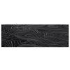 Black Abstract Bathroom Runner Rug Bathmat Soft Bath Shower Bathtub Kitchen Door Mat, Washable Floor Doormat Area Carpet for Bedroom Laundry Room Hallway, Modern Geometric Minimalist Stripes 24"x71" view 1